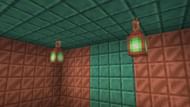 Copper lanterns can be used to light up and decorate areas (Image via Sportskeeda Gaming || Mojang Studios)